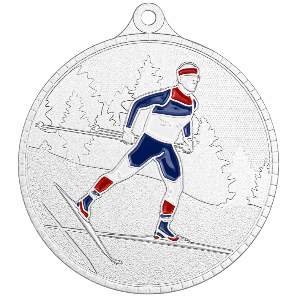 Фото Медаль MZP 616-55/S лыжный спорт (D-55мм, s-2 мм) со склада магазина Спортев
