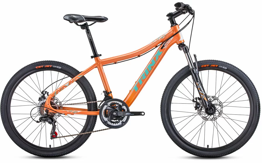 Фото Велосипед TRINX N104 24" голубой/синий/оранжевый со склада магазина СпортЕВ