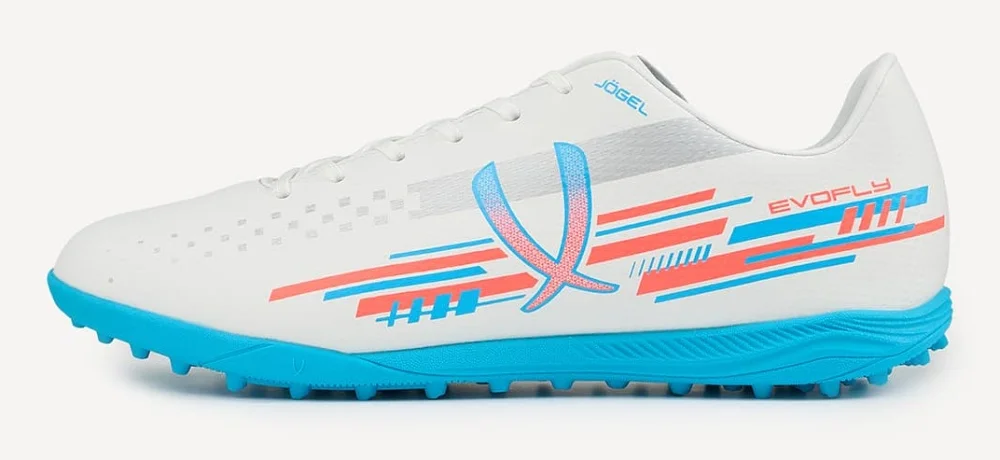 Фото Бутсы Jogel Evofly TF Talant белый/голубой 4211 со склада магазина Спортев