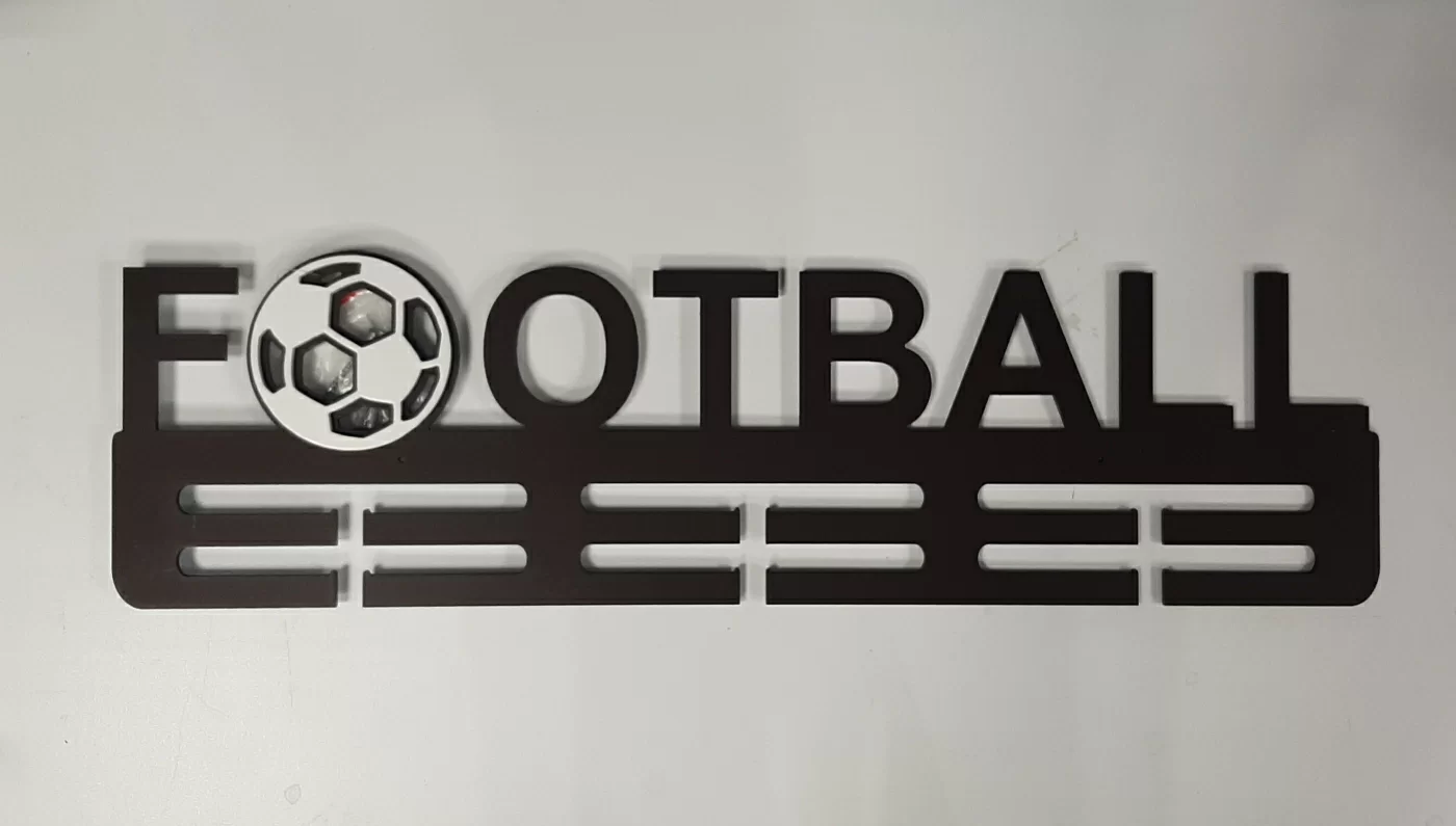Фото Медальница "Футбол" 60 см МФ01 со склада магазина СпортЕВ