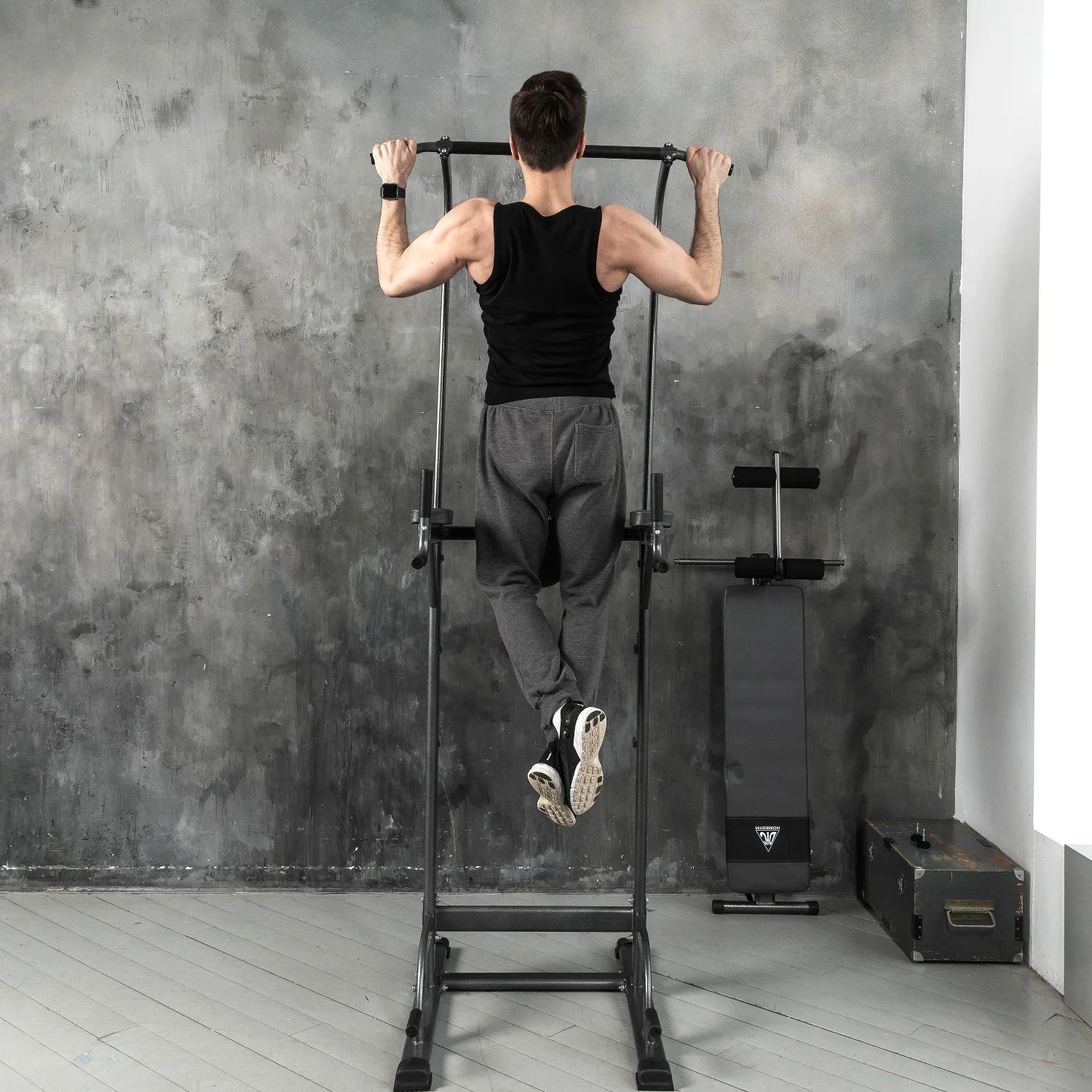 Фото Турник-брусья со скамьей DFC Power Tower G003 со склада магазина Спортев