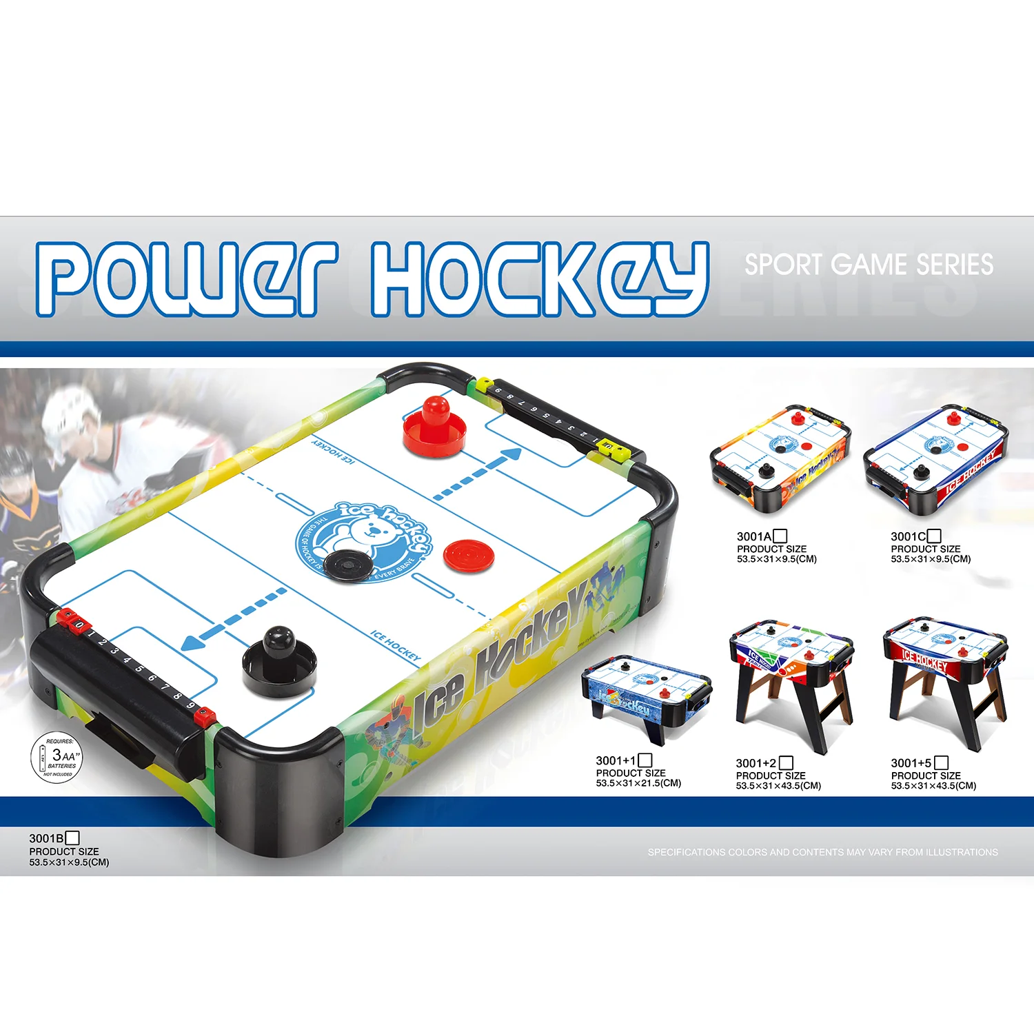 Фото Игровой стол - аэрохоккей DFC SB-AT-3003 со склада магазина Спортев