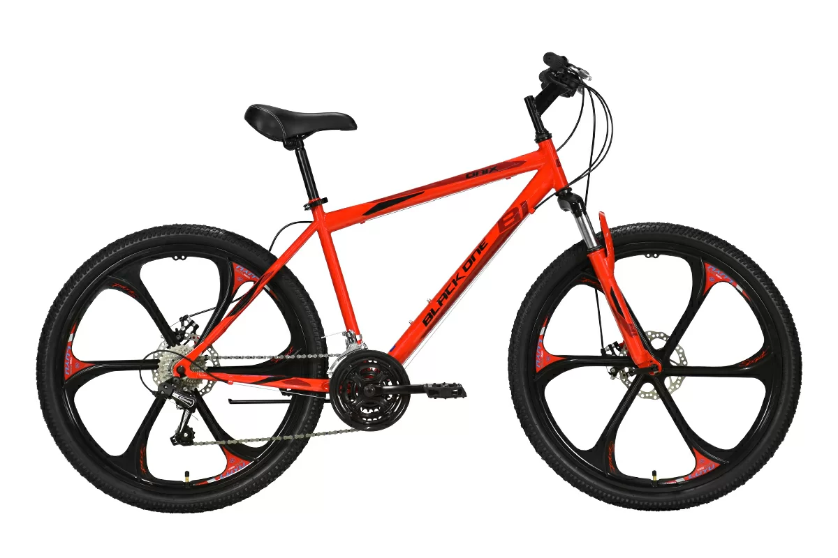 Фото Велосипед Black One Onix 26 D FW (2022) красный/чёрный/красный со склада магазина СпортЕВ