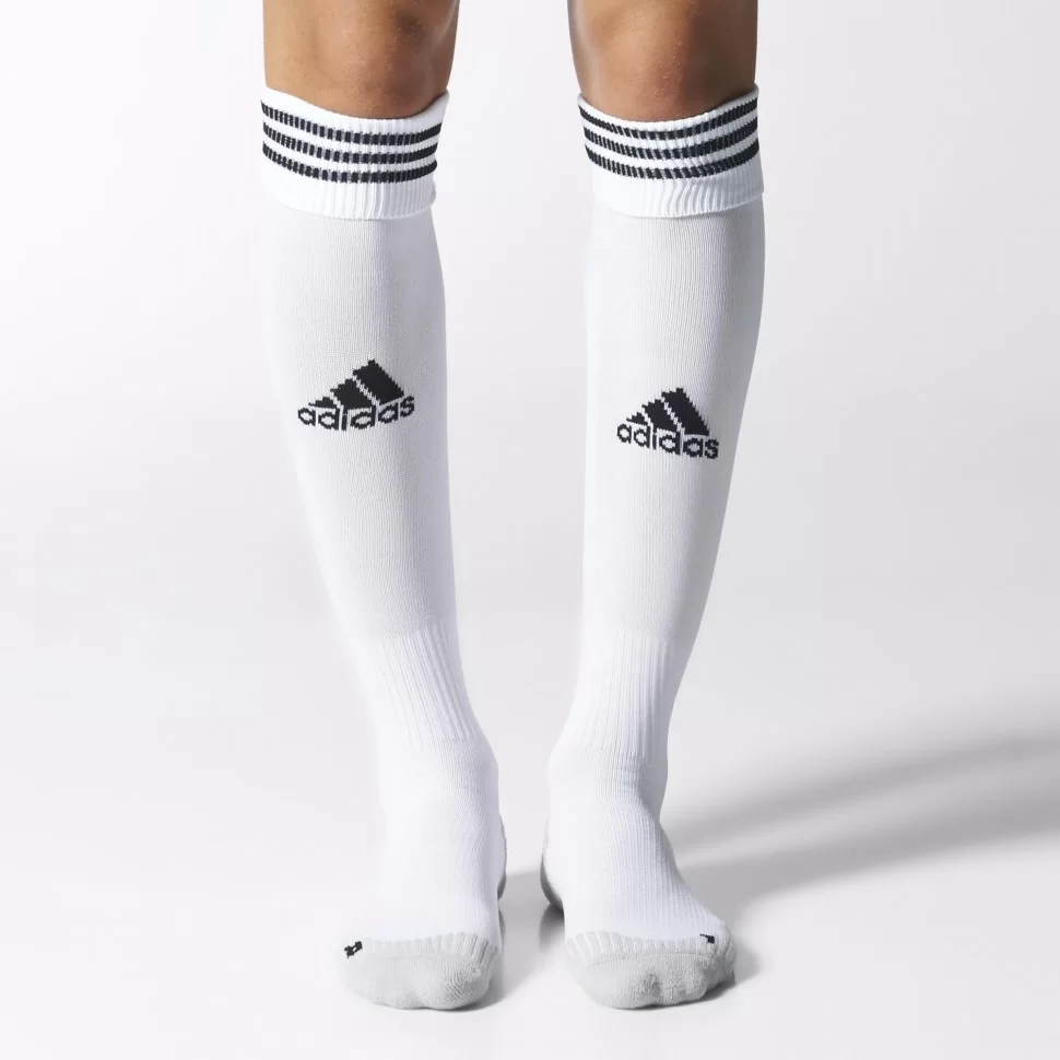 Фото Гетры футбольные Adidas AdiSock белый/черный 608573 со склада магазина СпортЕВ