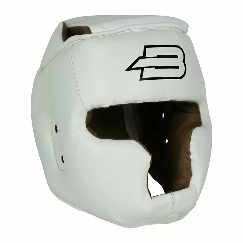 Фото Шлем для карате BoyBo Flex белый со склада магазина СпортЕВ