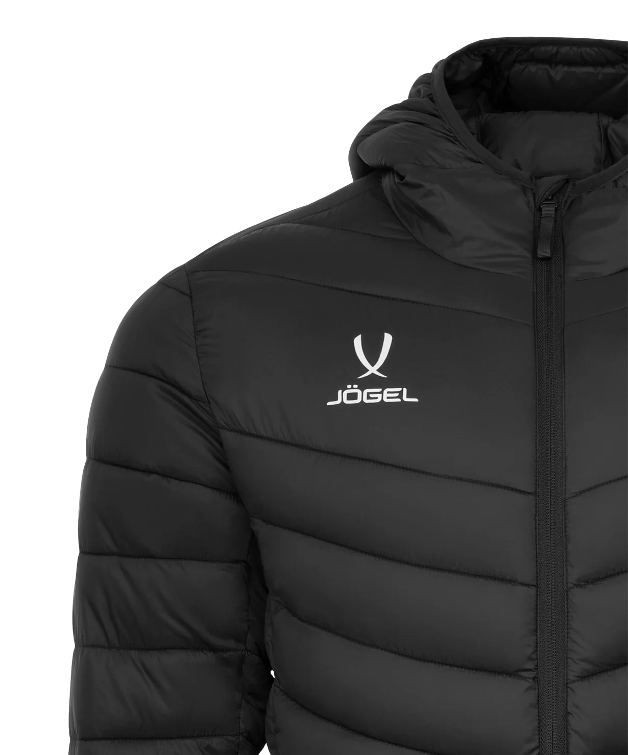 Фото Куртка утепленная ESSENTIAL PerFormPROOF Light Padded Jacket, черный Jögel со склада магазина Спортев