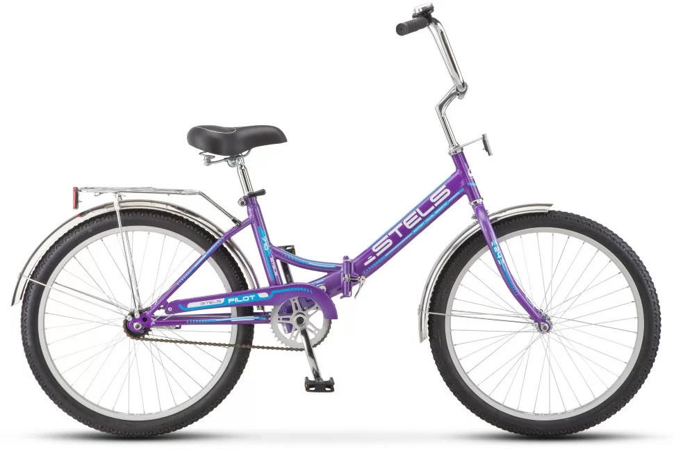 Фото Велосипед Stels Pilot-710 24" (2021) фиолетовый Z010 со склада магазина СпортЕВ