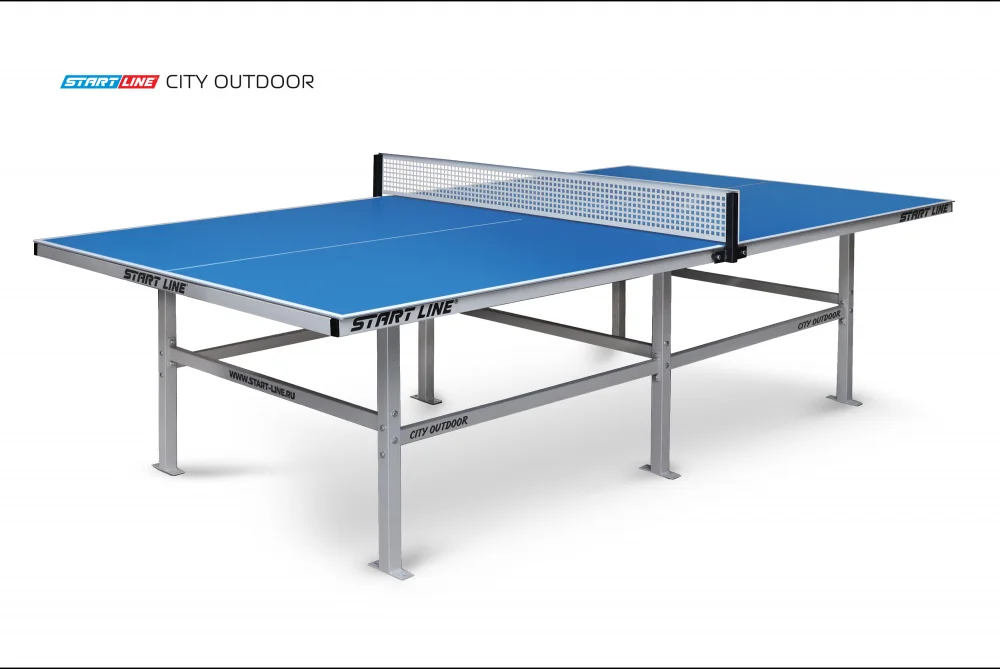 Фото Стол теннисный City Всепогодный с сеткой Синий со склада магазина Спортев
