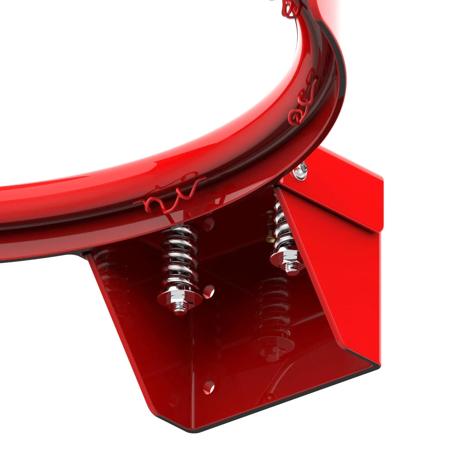 Фото Кольцо баскетбольное DFC R3 45см (18") 2 пружины, оранж/красное со склада магазина Спортев