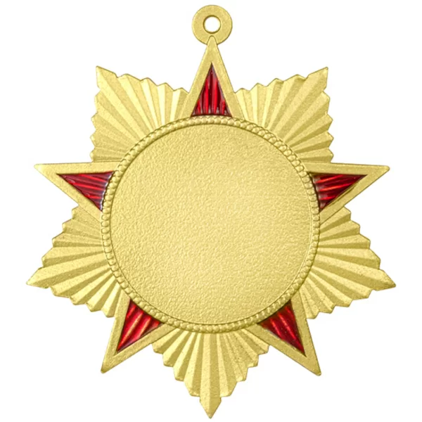 Фото Медаль MZP 551-50/GM (48х48мм, D-25мм, s-2мм) со склада магазина Спортев