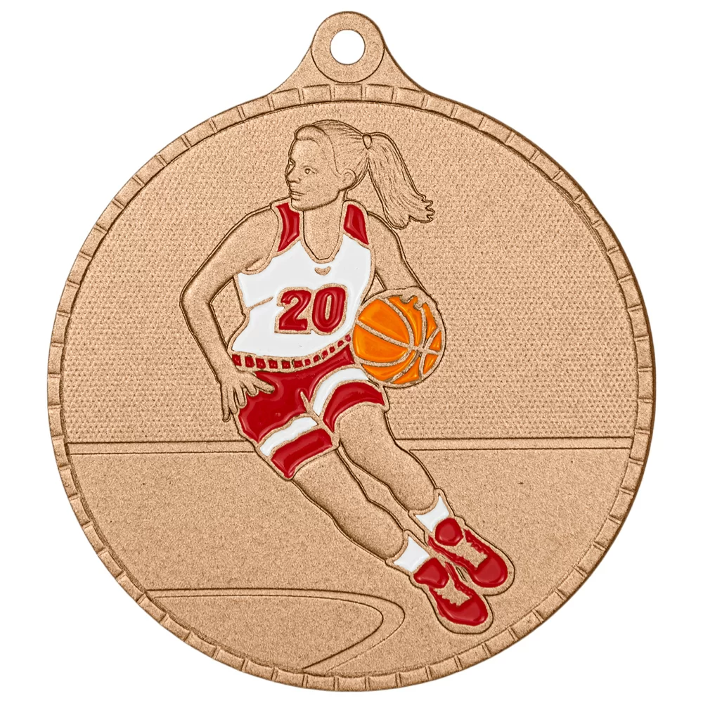 Фото Медаль MZP 625-55/В баскетбол женский (D-55мм, s-2 мм) со склада магазина СпортЕВ