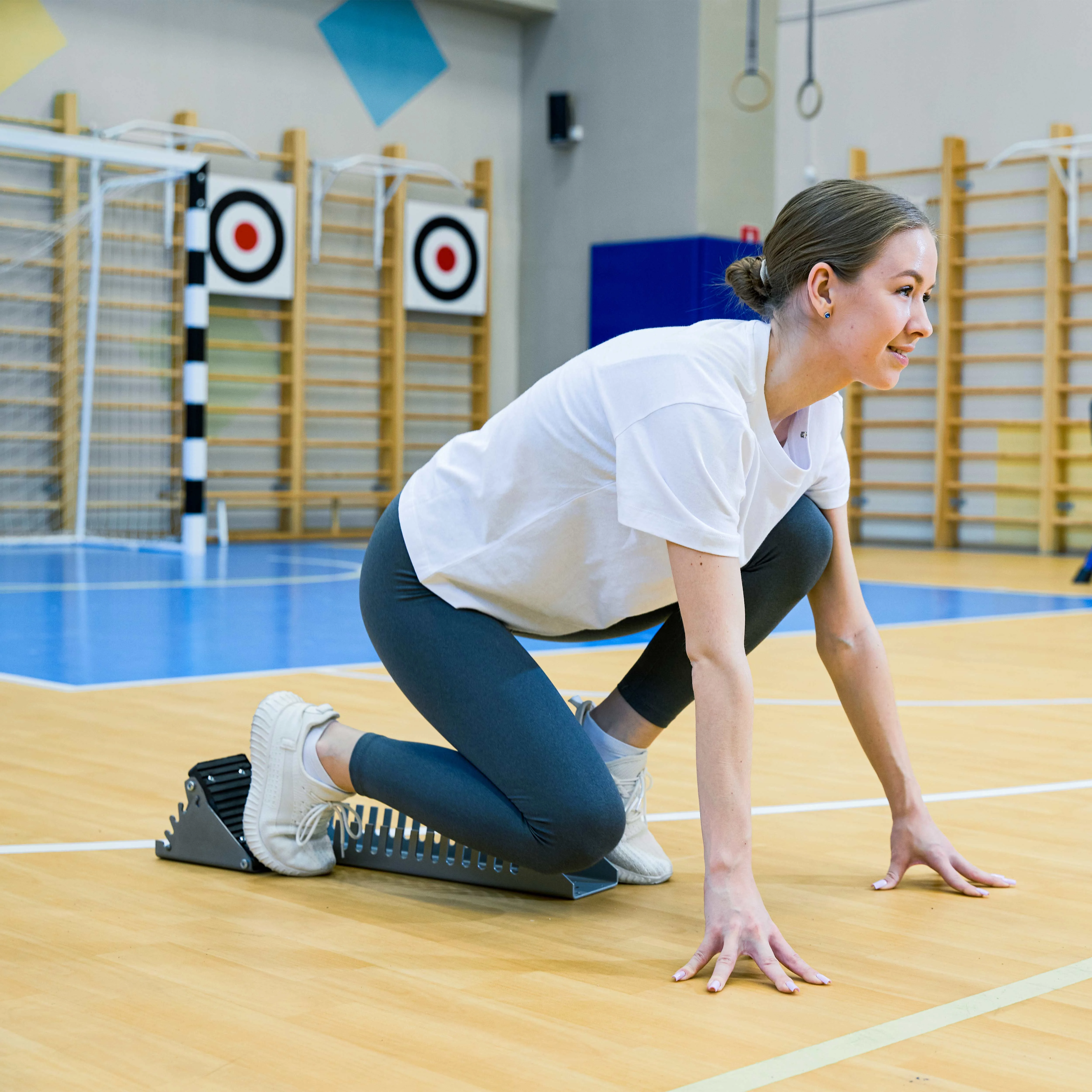 Фото Колодки стартовые Профи (алюминиевая основа) ZAVODSPORTA со склада магазина Спортев