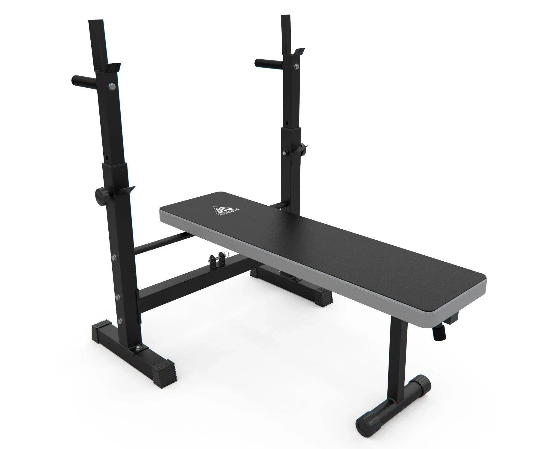 Фото Скамья со стойками под штангу DFC D6453L со склада магазина Спортев