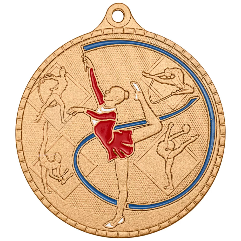 Фото Медаль MZP 640-55/ВМ художественная гимнастика (D-55мм, s-2 мм) со склада магазина Спортев