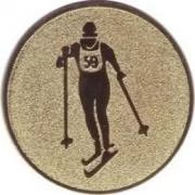 Фото Вставка для медалей D1 A148/G 25 мм беговые лыжи со склада магазина Спортев