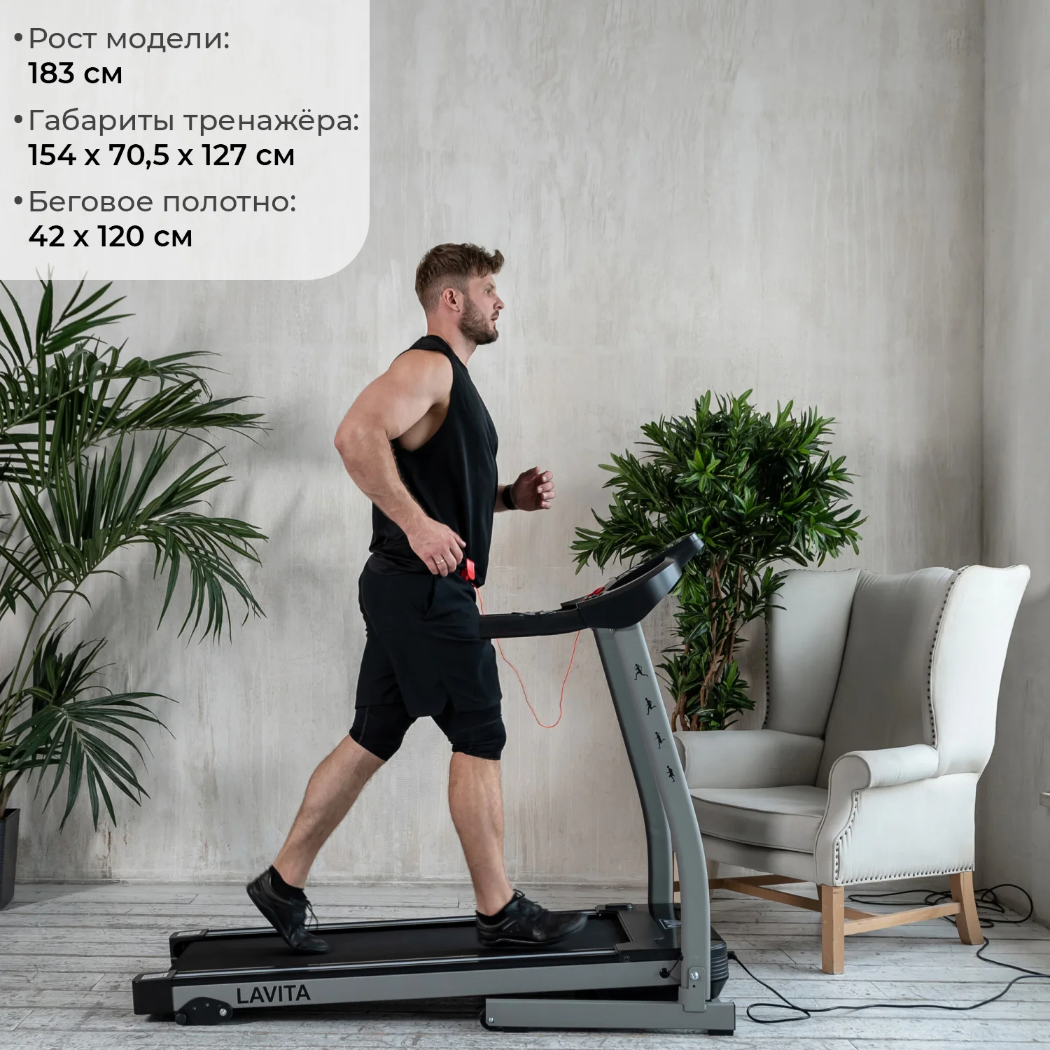 Фото Беговая дорожка DFC LAVITA T350 со склада магазина Спортев