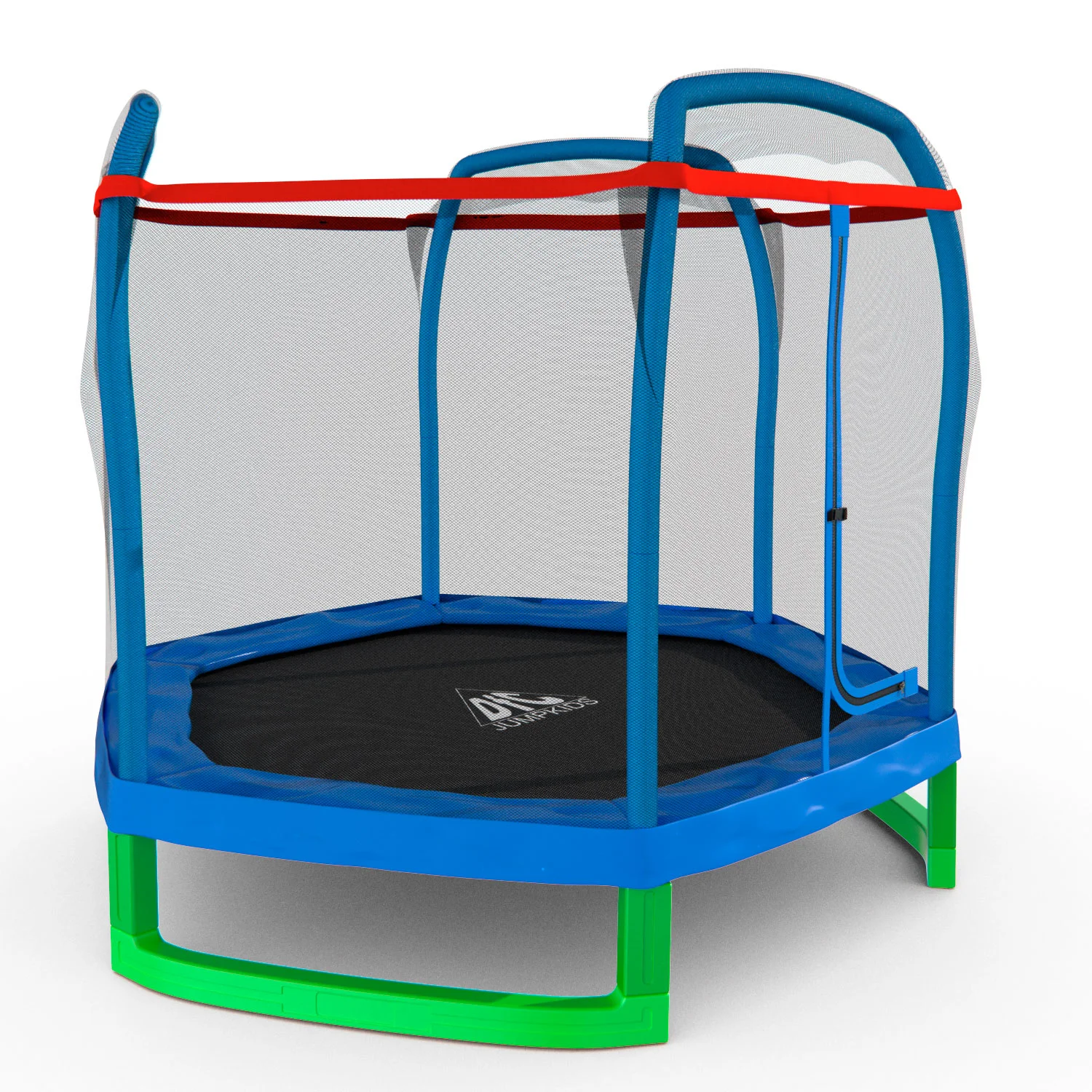 Фото Батут DFC JUMP KIDS 7' синий, сетка (210см) 7FT-JD-B со склада магазина Спортев