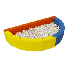 Сухой бассейн Romana «Ломтик» (стандартный), 300 шариков (Pastel mix) ДМФ-МК-12.47.01 (стандартный)