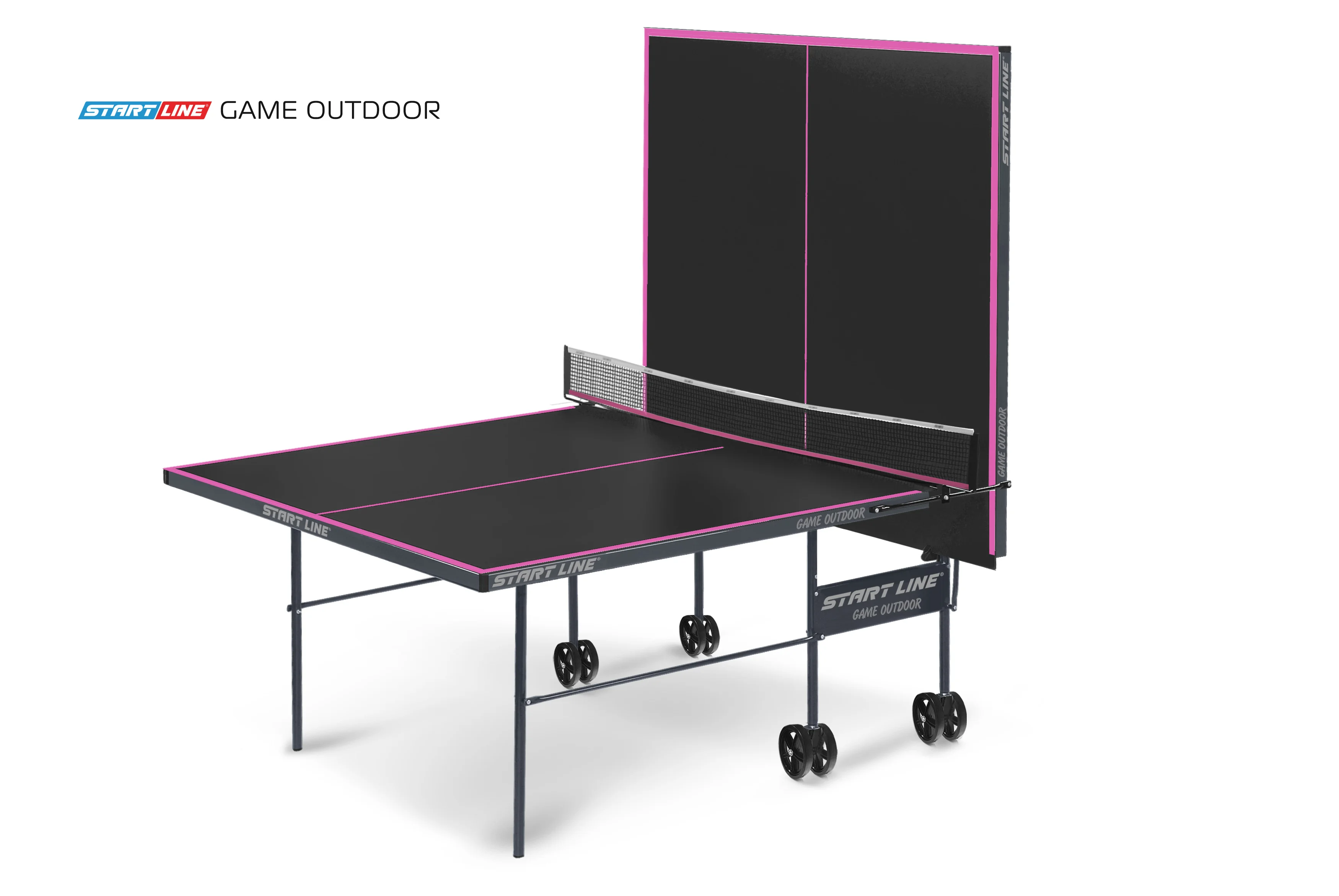 Фото Стол теннисный Game Всепогодный с сеткой Black со склада магазина Спортев
