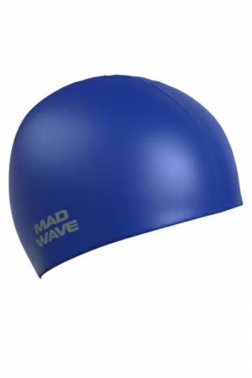 Фото Шапочка для плавания Mad Wave Intensive Big blue M0531 12 2 03W со склада магазина СпортЕВ