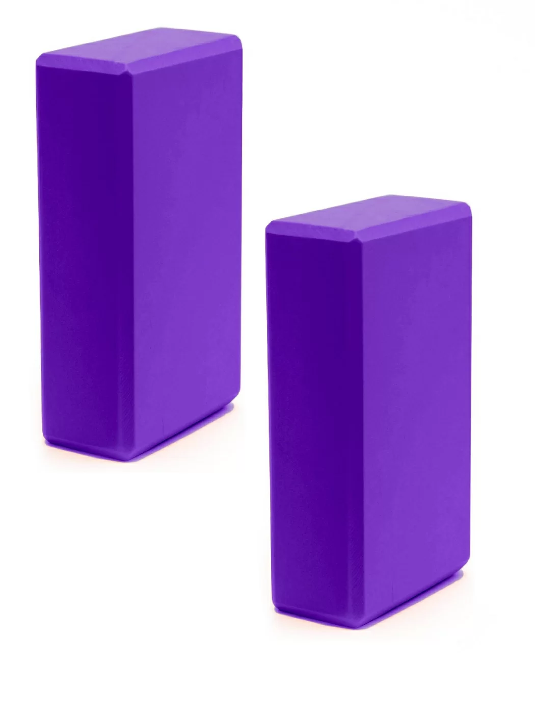 Фото Набор йога блоков полумягких BE300-4(E40574) (2шт) фиолетовые 10021657 со склада магазина СпортЕВ