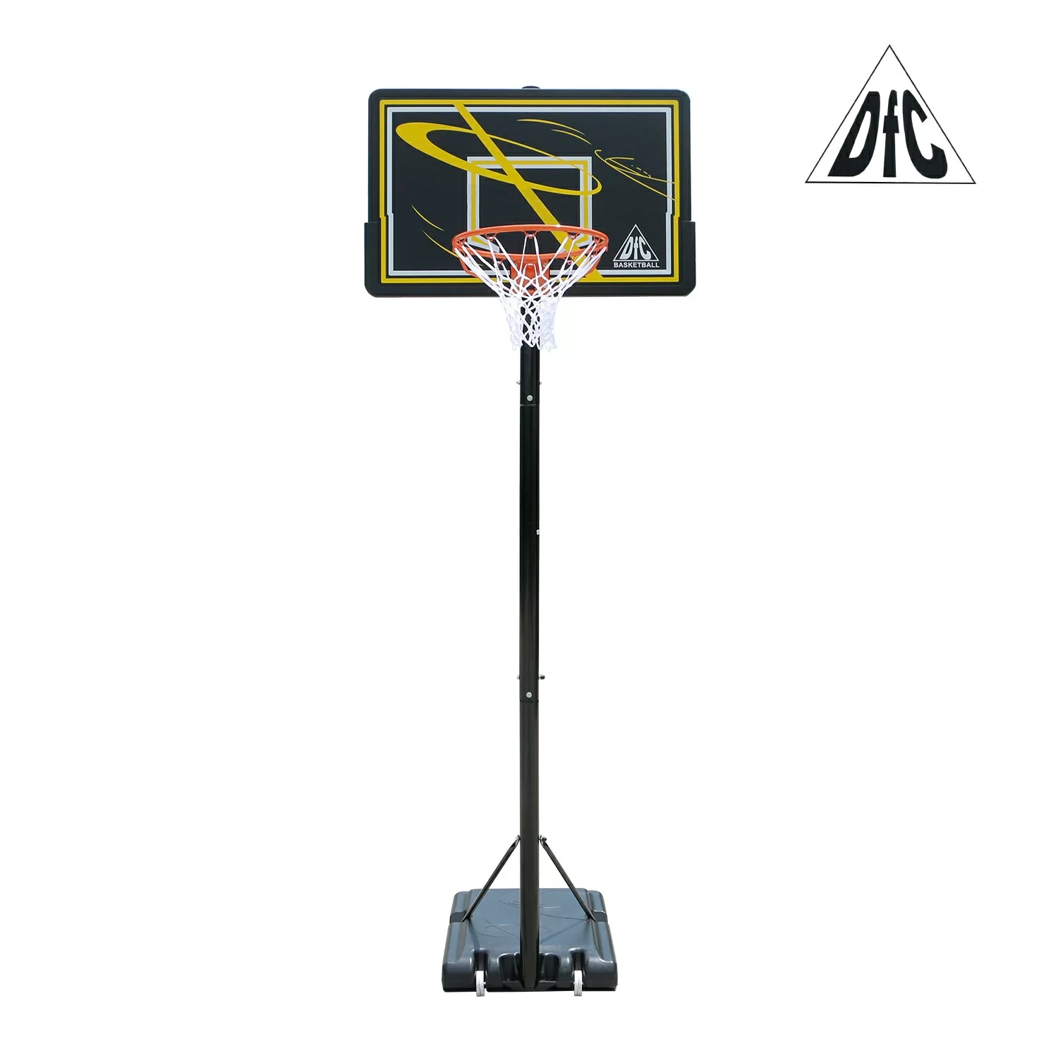 Фото Мобильная баскетбольная стойка DFC 112х72см п/э KIDSF со склада магазина СпортЕВ