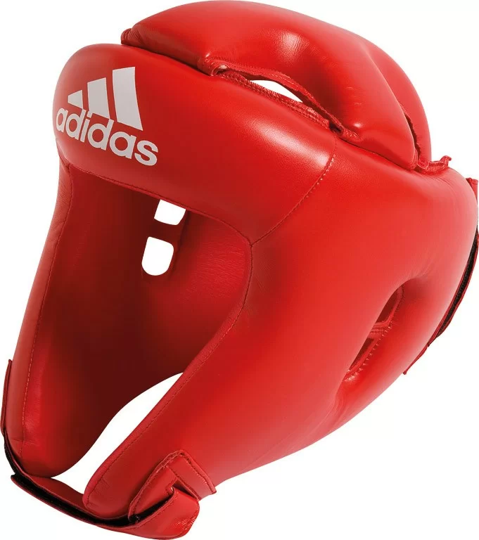 Фото Шлем боксерский Adidas Competition Head Guard подростк. красный adiBH01 со склада магазина СпортЕВ