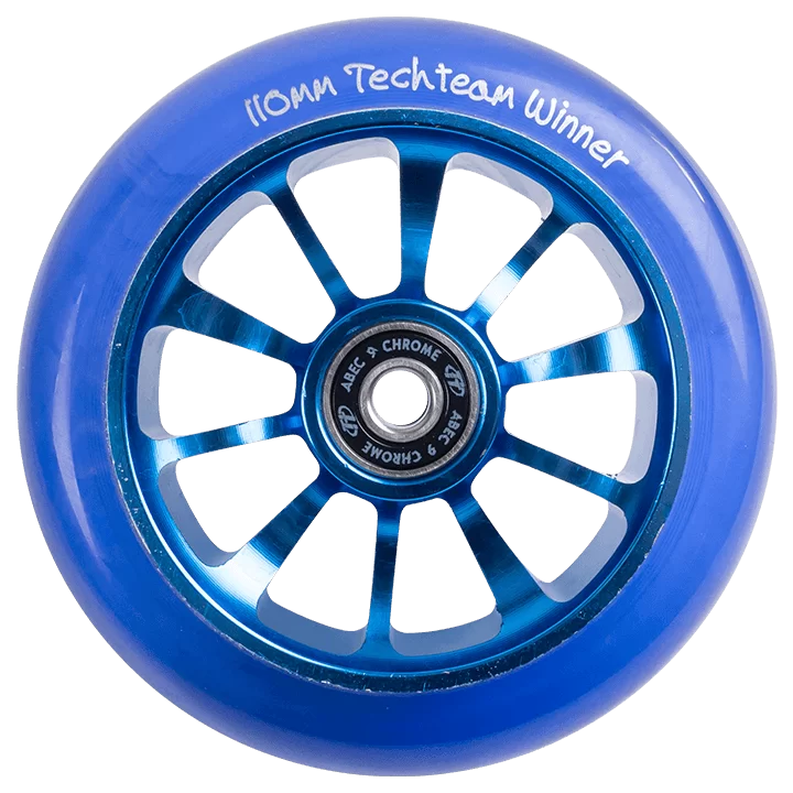 Фото Колесо для самоката TechTeam X-Treme 110 мм Форма Winner синий со склада магазина СпортЕВ