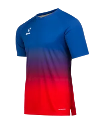 Футболка тренировочная JOGEL NATIONAL PerFormDRY Pre-Match Tee, сине-красный