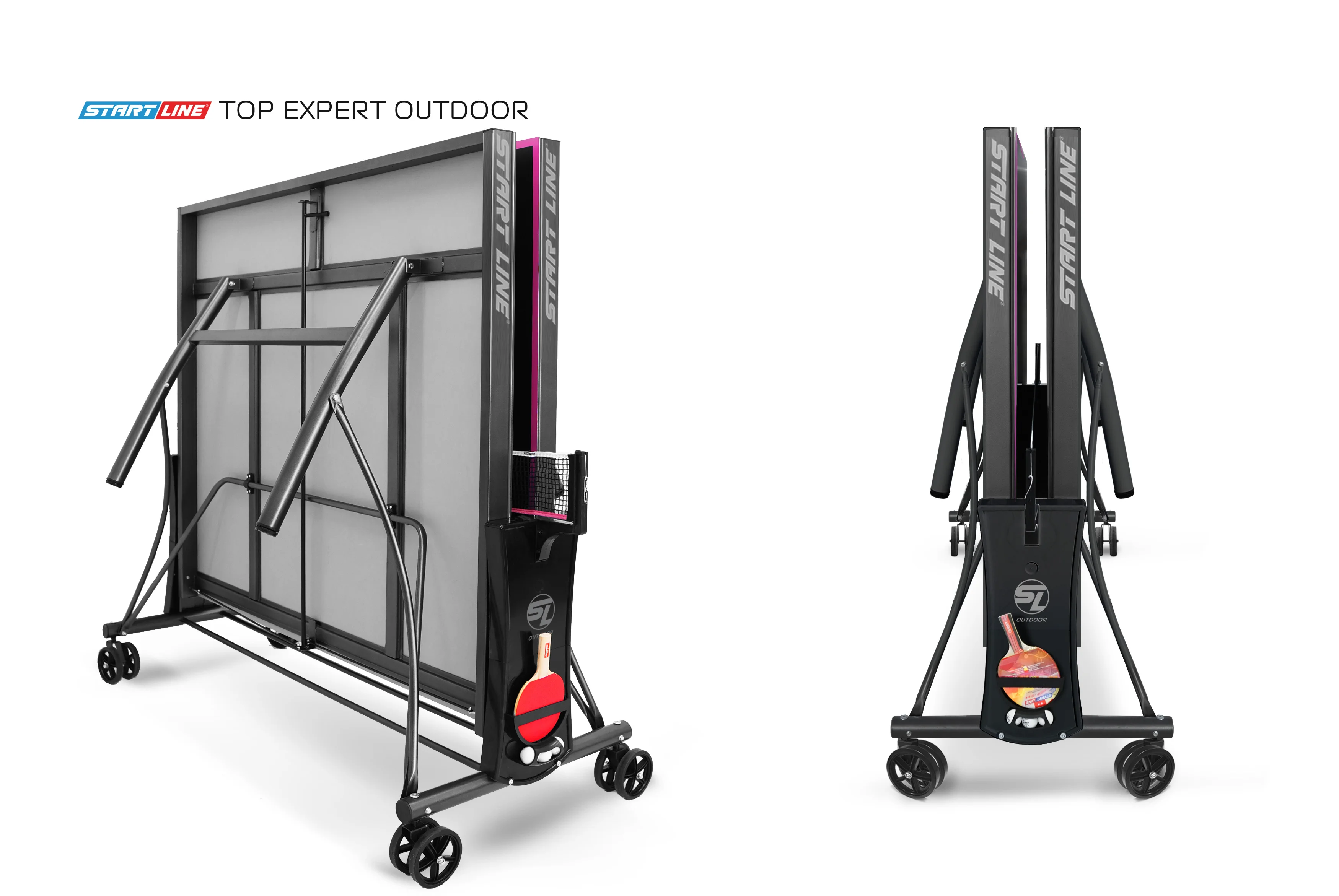 Фото Стол теннисный Top Expert 6 Всепогодный Black со склада магазина Спортев