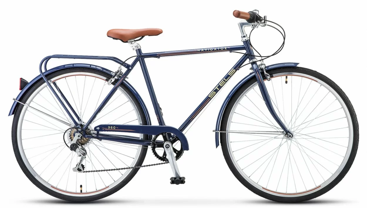 Фото Велосипед Stels Navigator-360 28" (2021) синий V010 со склада магазина СпортЕВ