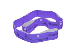 Эспандер эластичная лента FIT-90 4х90 см с прошитыми петлями для захвата фиолетовая D34415