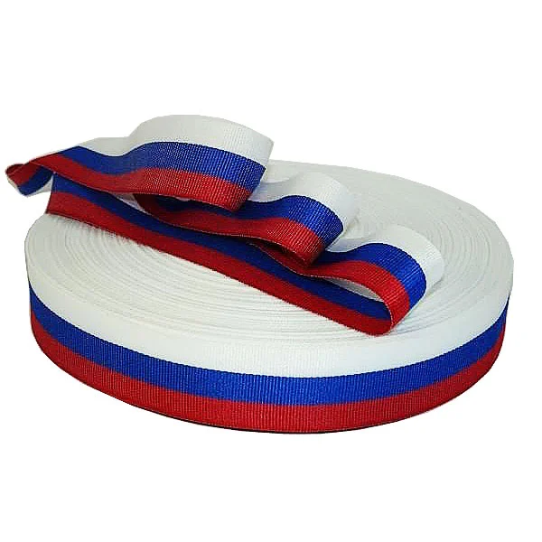 Фото Лента для медали Россия (35 мм, метр) со склада магазина Спортев