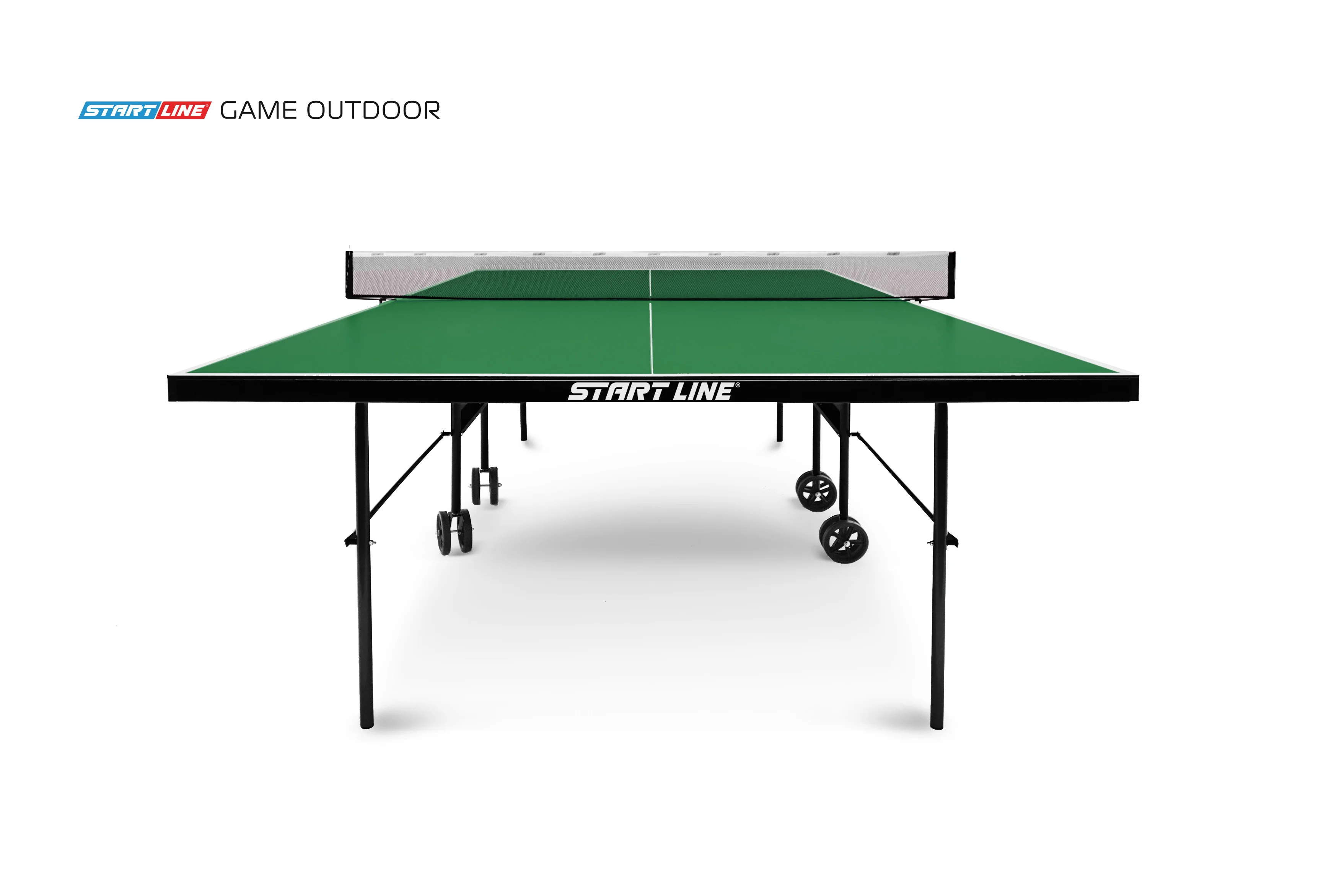 Фото Стол теннисный Game Всепогодный с сеткой Зелёный со склада магазина Спортев