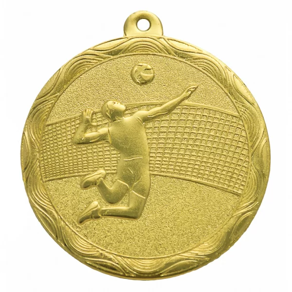 Фото Медаль MZ 81-50/G волейбол (D-50 мм, s-2 мм) со склада магазина Спортев