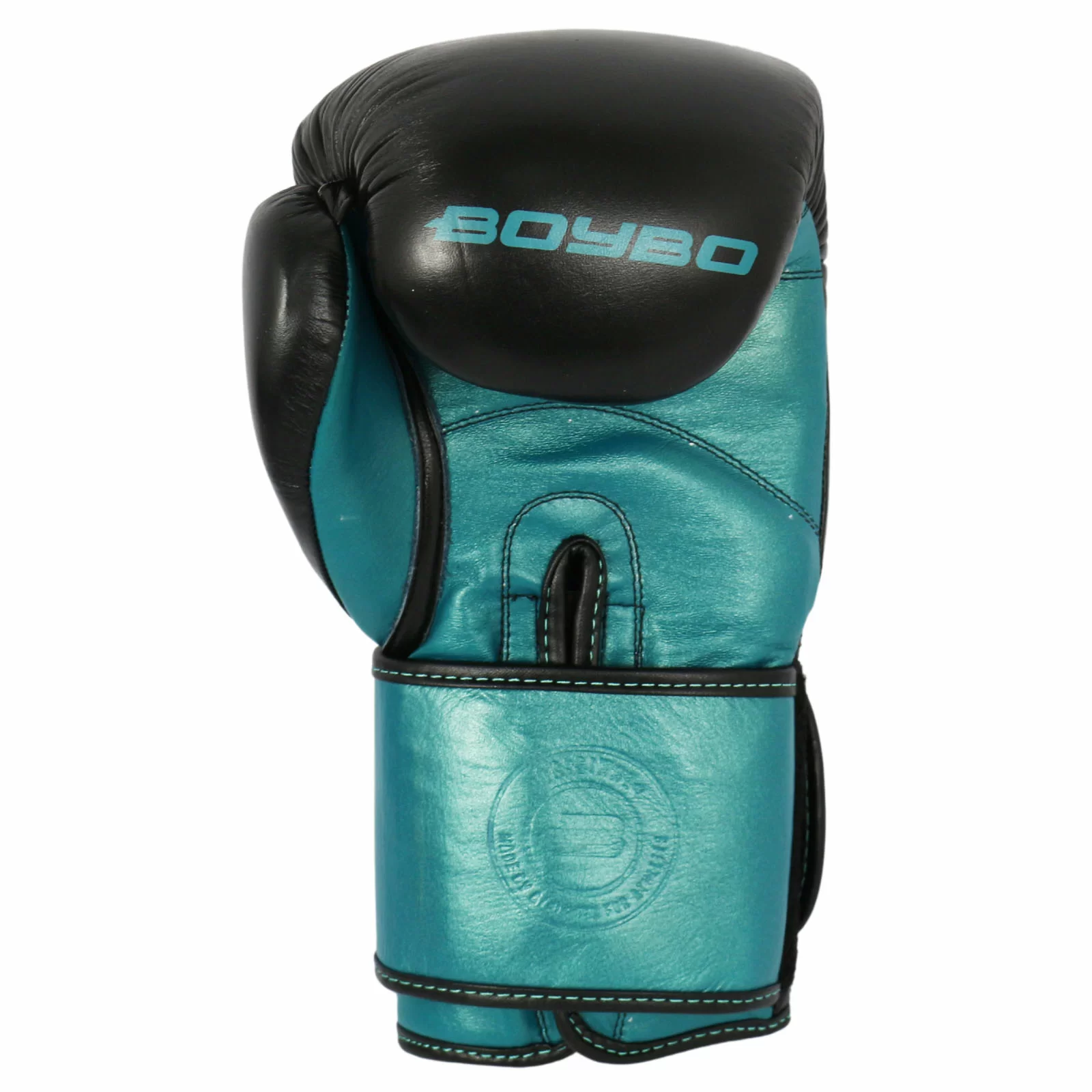 Фото Перчатки боксерские BoyBo Exist кожа голубые BBG300 со склада магазина СпортЕВ