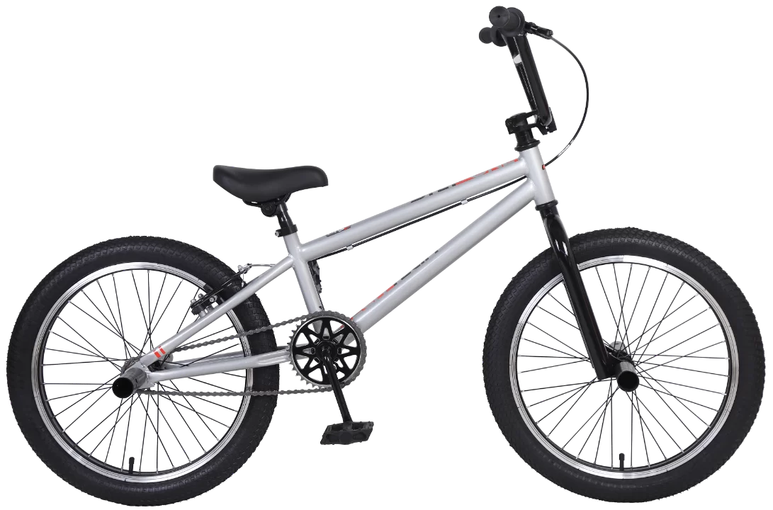 Фото Велосипед BMX TechTeam Step One 20" (2023) серый 01007 со склада магазина СпортЕВ