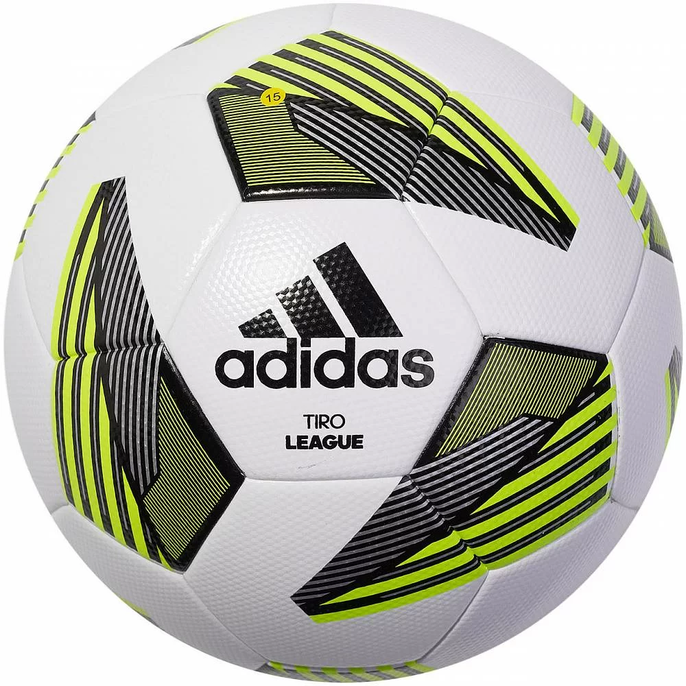 Фото Мяч футбольный Adidas Tiro League TSBE №5 бело-желтый FS0369 со склада магазина СпортЕВ
