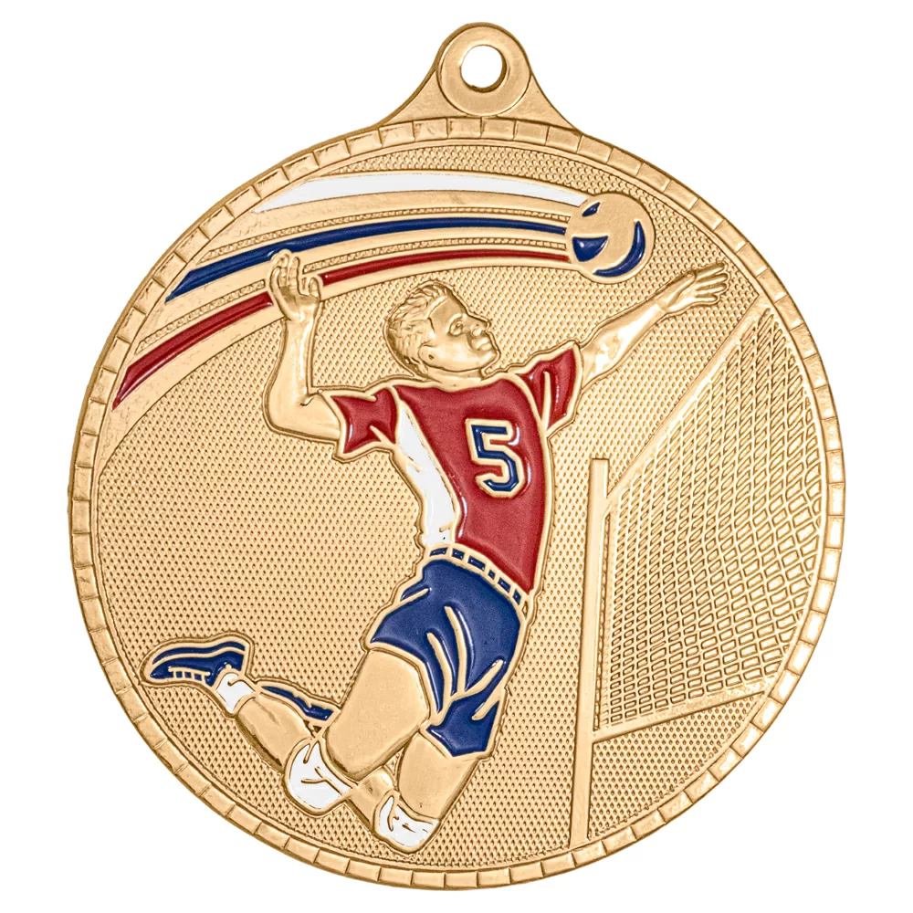 Фото Медаль MZP 394-55/В волейбол (D-55мм, s-2,5мм) томпак со склада магазина Спортев