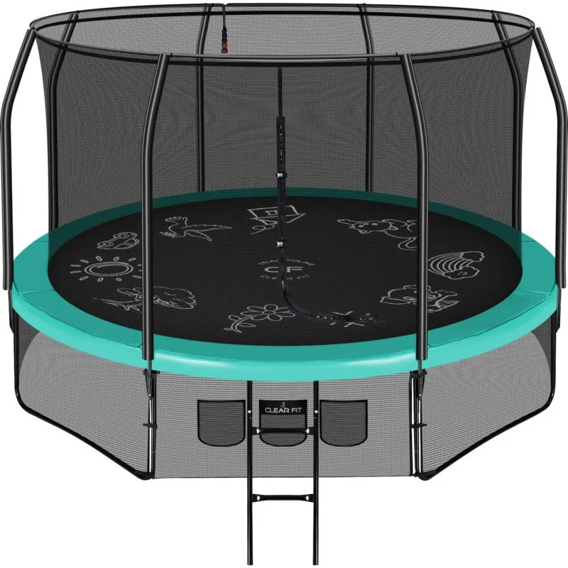Фото Каркасный батут Clear Fit FamilyHop 10Ft со склада магазина Спортев