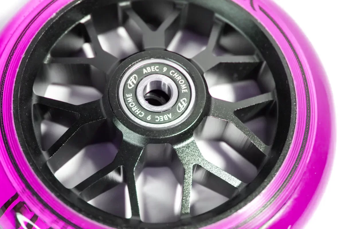 Фото Колесо для самоката TechTeam X-Treme 110 мм Форма Wind2 pink transparent со склада магазина СпортЕВ