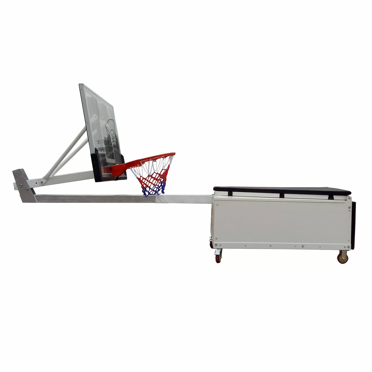 Фото Баскетбольная мобильная стойка DFC STAND50SG 127X80CM поликарбонат (3кор) со склада магазина СпортЕВ