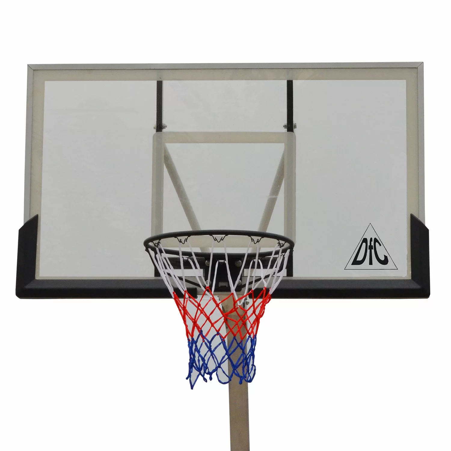 Фото Баскетбольная мобильная стойка DFC STAND60SG 152x90CM поликарбонат (3кор) со склада магазина СпортЕВ