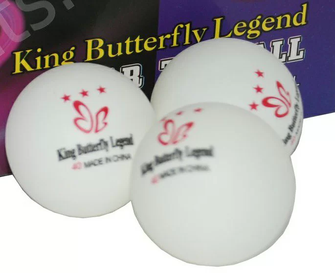 Фото Мяч для настольного тенниса King Butterfly Legend 3* (1 шт) 1440/3S со склада магазина СпортЕВ