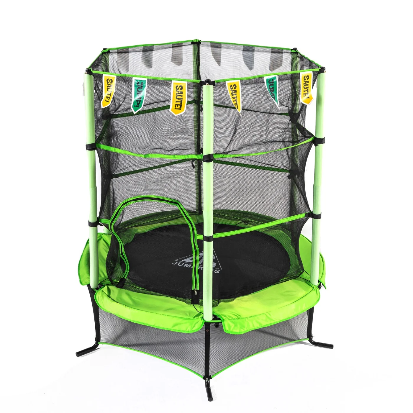 Фото Батут DFC JUMP KIDS 55" зеленый, сетка (137см) 55INCH-JD-G со склада магазина Спортев
