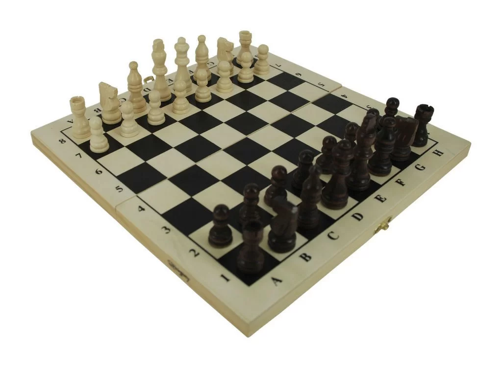 Фото Шахматы деревянные с доской Stingrey 8150М размер доски 29х14,5х3,2 см со склада магазина СпортЕВ