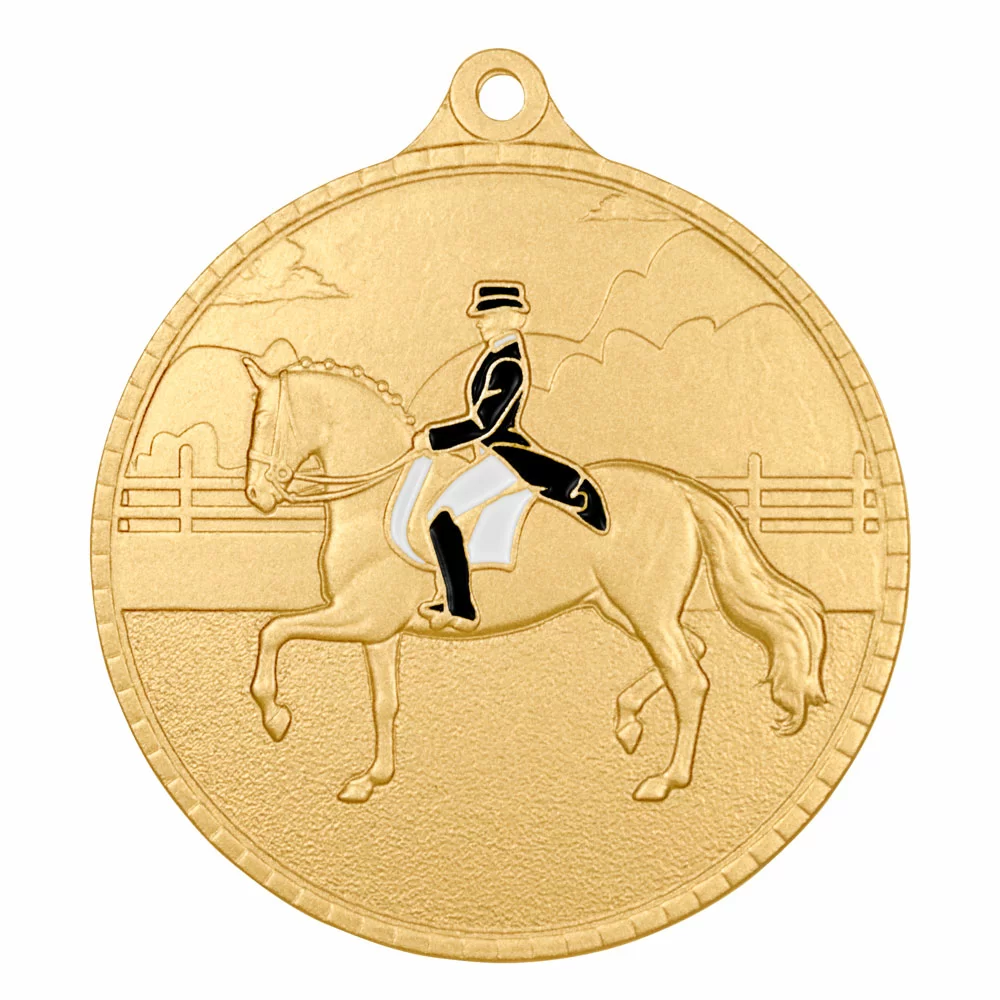 Фото Медаль MZP 596-55/G конный спорт (D-55мм, s-2 мм) со склада магазина Спортев