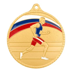Медаль MZP 592-55/G бег мужской (D-55мм, s-2 мм)