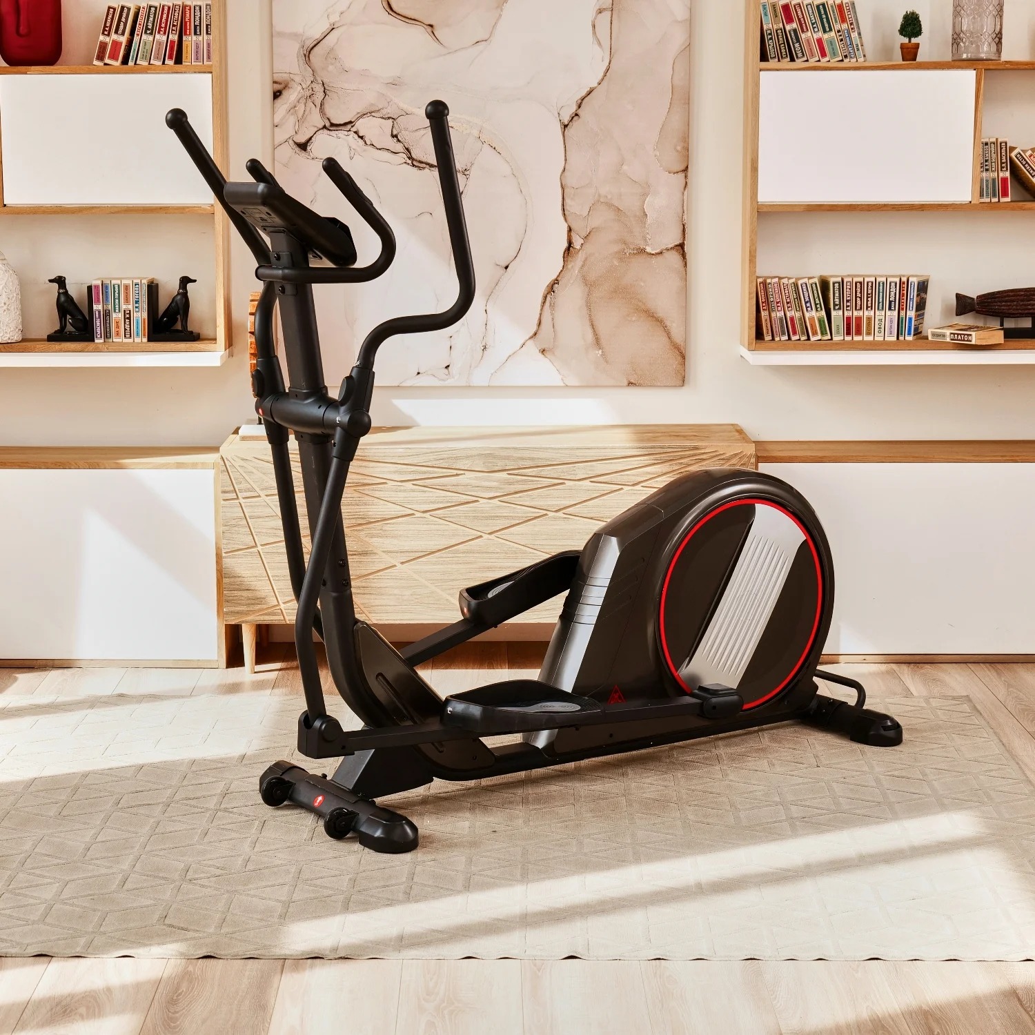 Фото Эллиптический тренажер DFC E97602 магн.эл.привод со склада магазина Спортев