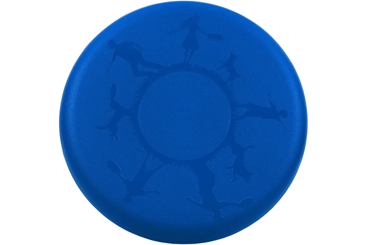 Фото Летающая тарелка - фрисби Fortius ТЭП синий H231201-23LB-T со склада магазина Спортев